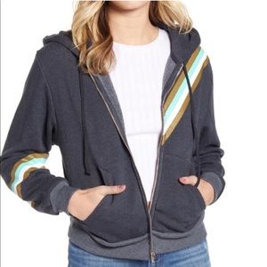 NWT WILDFOX High On Nature Everyday Metallic Hoodie